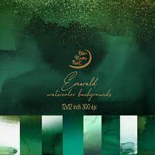 Emerald Watercolor Backgrounds Elegant Bottle Green Textures Etsy In 2021 Watercolor Background Green Texture Watercolor
