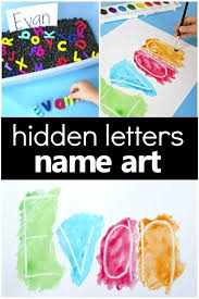 Hidden Name Art Preschool Name Activity Fantastic Fun Learning Preschool Art Activities Name Activities Preschool Preschool Activities