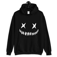 Creepy Cute Hoodie Sweatshirt Scary Horror Apparel Unisex Clothing Goth Rave Aesthetic From Frenchtoastygood Com Truecr Cute Hoodie Hoodies Horror Hoodie