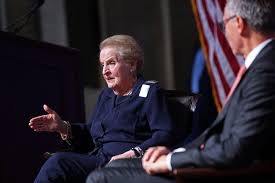 Read more about madeleine k. Madeleine Albright Remembers Vaclav Havel Columbia Sipa