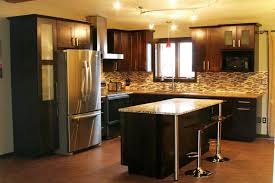 Espresso kitchen cabinets with wood floors. Kitchen Paint Ideas With Dark Brown Cabinets Novocom Top