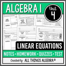 Maybe you would like to learn more about one of these? Unit 4 Linear Equations Homework 9 Writing Linear Equations Linear Equations Inequalities And Systems