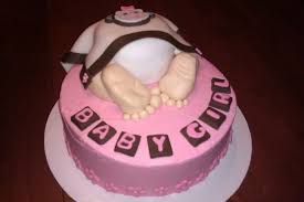 Shower Bebe Fille Gateau Chiffon A La Vanille Glacage Fromage A La Creme Et Gousse De Vanille Creme Au Beurre Et Fondant Pour Les Decorat Desserts Cake Food