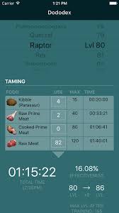Dododex Taming Calculator For Ark Survival Evolved