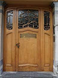 Brussels Belgium Victor Horta House Rue Americaine Door 1898 1901 Architect Victor Horta Art Nouveau Victor Horta Art Deco