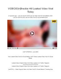 VIDEOS!]+]Breckie Hill Leaked Video Viral Today