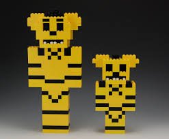 Lego Five Nights At Freddy S Golden Freddy And Mini Golden Freddy By Brickbum Five Nights At Freddy S Five Night Vault Boy