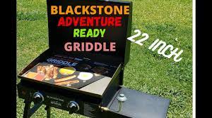 Walmart has the blackstone adventure ready 22″ griddle with hood, legs, and bulk adapter hose marked down from $199 to $95.67 with free shipping to the 22″ griddle is quick and easy to clean, taking the hassle out of outdoor cooking. Adventure Ready 22 Inch Blackstone Griddle Let S Check It Out Youtube