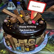 Photo Upload Name Editor Happy Birthday Chocolate Cake With Name Edit Photo Editing Birthday Cake With Photo Frame In 2020 Happy Birthday Cake Photo Birthday Cake With Photo Birthday Cake Maker