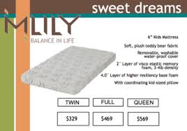 The mattress features an innersprung bonnell spring unit for a supportive sleep. Mlily Sweet Dreams Mattress