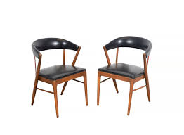 Shelby Williams Arm Chairs Black Naugahyde Mid Century Modern 1960 Shelby Williams Mid Century Danish Dining Chairs Chair