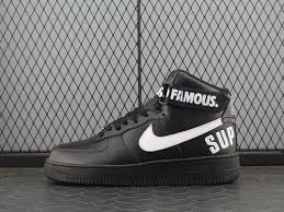 Supreme X Nike Air Force Af 1 High Black And White Air Force 94 Sup High Top Black And White 698696 010 Shoes For Men Sneakers Nike Nike Air Force Sneaker Nike