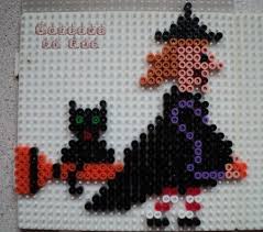Perles A Repasser Sorciere Perles Hama Loisirs Et Halloween