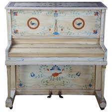 Unless you are a wild woman. 1930s Antique Wurlitzer Hand Painted Folk Art Spinet Upright Piano At 1stdibs