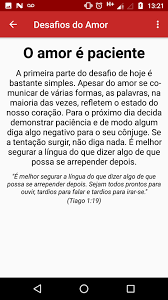 Determine não lhes dizer nada negativo. Desafios Do Amor For Android Apk Download