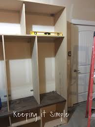 There are numerous other designs and ideas. Diy Garage Mudroom Lockers With Lots Of Storage Keeping It Simple