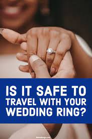 Why We Don T Travel With Our Wedding Rings Fake Wedding Rings Wedding Rings Fake Engagement Rings