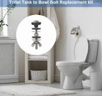 Lot de 2 boulons universels de réservoir de toilette à cuvette, kit de  remplacement robuste pour réservoir de toilettes, étanche et antirouille en  ...