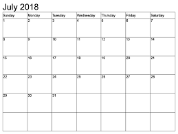 July 2018 Hd Calendar July 2018 Calendar Pdf Word Excel Vertical And Landscape Format Editable July 2018 Pr Calendar Template Blank Calendar Excel Calendar