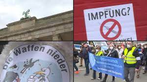 Berliner spd hält an giffey als spitzenkandidatin fest. Ostermarsch Und Corona Gegner Demo Osterwochenende In Berlin Afp Youtube