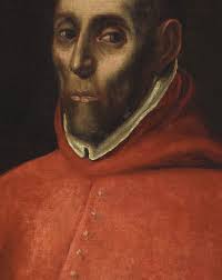 OBRA DE LA SEMANA: EL CARDENAL TAVERA, ATRIBUIDO A LUIS TRISTAN. Esta obra  es una copia de un retrato de El Greco al cardenal Tavera y se atribuye a  Luis Tristán (1585-1624),