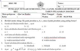 Maybe you would like to learn more about one of these? Soal Qurdis Kls 8 Semester Ganjil Jawabanku Id