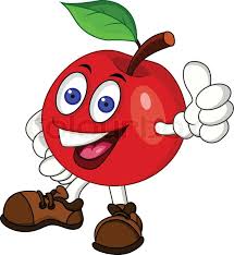 Human hand holding apple cartoon mascot character with muscle arms. Red Apple Cartoon Character Stock Vector Colourbox