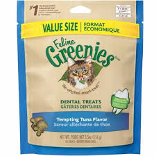 Greenies Feline Dental Treats Tempting Tuna Flavor 5 5 Oz