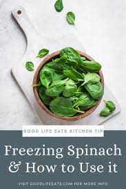Spinach cubes are the perfect addition to green smoothies. How To Freeze Spinach And Ways To Use It Good Life Eats
