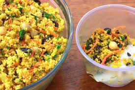 Pour 2 cups boiling water over the couscous mixture; Curried Couscous Salad The Daring Gourmet
