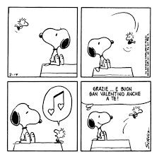 La tradizione attuale di conferire un nome e un significato agli. Buon San Valentino Snoopy