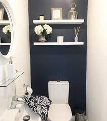 Our Lovely New Downstairs Bathroom Is Finally Finished Swipe For Before Pic I Absolutely Love How It S Turne Small Toilet Room Toilet Room Decor Toilet Room