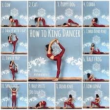 Yoga King Dancer Poses Repost If You Enjoyed Yogaposes Flexibility Workout Yoga Postures Easy Yoga Workouts