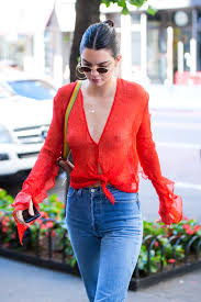 Kendall Jenner Frees the Nipple in See-Through Shirt: Photos