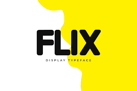 Flix Unique Display Logo Typeface Best Fonts For Logos Logo Fonts Free Fonts For Designers