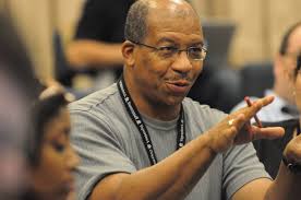 Kevin Jones asking question at student panel 2