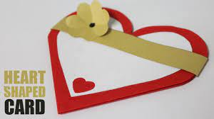 This cricut love card was a bit of a challenge, but now that i've done it once, i want to try it in other colors. How To Make A Heart Shaped Card That Opens Diy Love Cards For Her Youtube