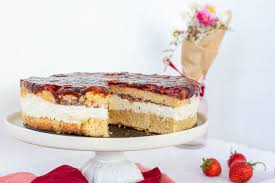 Low Carb Erdbeer Kase Sahne Torte Rezept Koch Mit Herz Rezept Lebensmittel Essen Kase Sahne Torte Sahnetorte