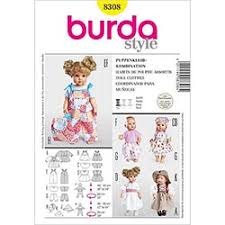 Schnittmuster barbie puppenkleider, burda style 8576. Schnittmuster Puppenkleider Jetzt Bestellen Stoffe De