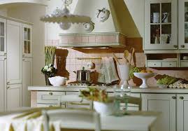 Earthy hues like verdi bronze, antique brown, sage green, and muted blue will whisk you away to a rustic old world scene. Soft Lateral Illumination In The Kitchen Italian Style Kitchen Utensils