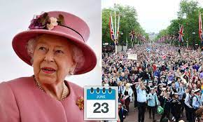Check bank holidays in us for calendar year 2022. Uk Gets Extra Bank Holiday For Queen S Platinum Jubilee In 2022 Daily Mail Online