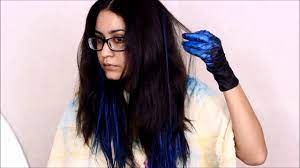 To tone it, use an ash blonde dye that is one level lighter for soft ash or warmer results, or use an ash blonde dye at the level of your hair for a more intense cool ash result. How To Blue Ombre Hair W Garnier Color Styler No Bleach Youtube