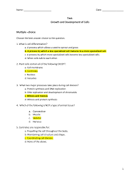 Check spelling or type a new query. Name Test Growth And Development Of Cells Multiple Choice