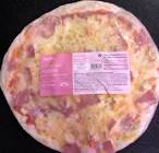 Pizza Fina Jamón Cocido Y Queso Cheddar