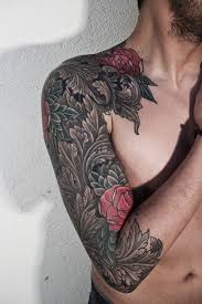 70 quarter sleeve tattoos for men Rose Sleeve Tattoos With Quotes Quotesgram