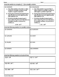 Scientific notation worksheets, pre algebra worksheets. Scientific Notation Practice Worksheet Teaching And Practice By Maya Khalil