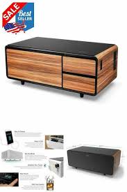 Sobro Coffee Table Refrigerator Drawer Bluetooth Speakers Led Tabletop Charging Sobro Coffee Table Refrigerator Led Ebay