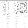 Of duct (equivalent length), you'll need a 110 cfm fan to achive the recommended 8 air changes per hour. 1
