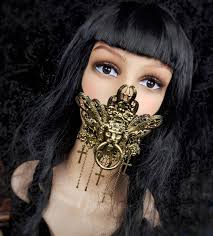 King Lionheart Jaw Mask, Mouth Mask, Mouth Patch, Gothic Mask, Gothic  Headpiece, Blind Mask, Baroque Mask, Goth