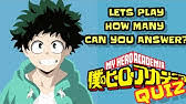 Rd.com knowledge facts there's a lot to love about halloween—halloween party games, the best halloween movies, dressing. My Hero Academia Quiz Trivia Knowledge 10 10 Challenge Youtube